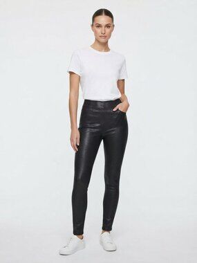 Stand Studio Black Coated Tabitha Pants Size 0